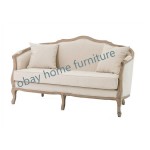 wooden loveseat
