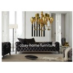 tufted sofa